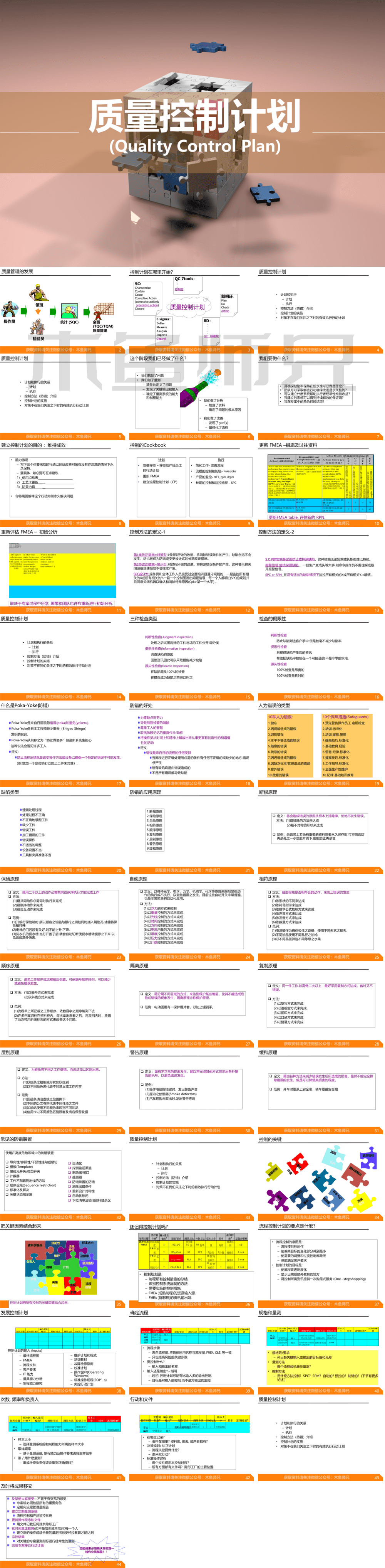 质量控制计划(Control-Plan)培训教材（44P PPT）.ppt
